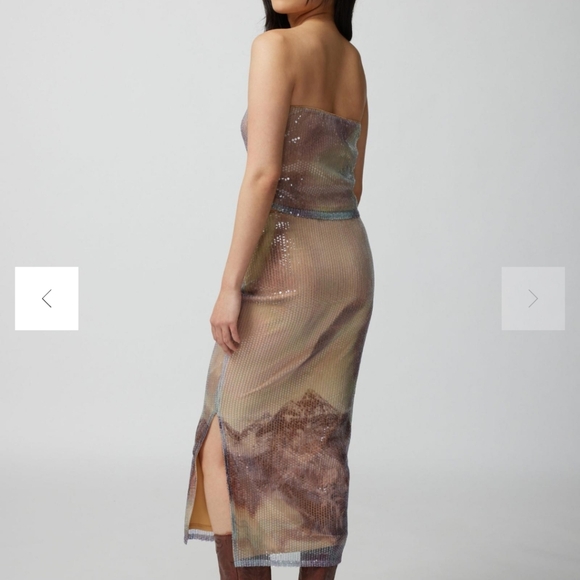 Urban outfitters sequin long skirt medium, new - Picture 4 of 6